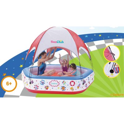 11. Zirkus-Kinderbecken mit Dach 223x208x163cm 51124