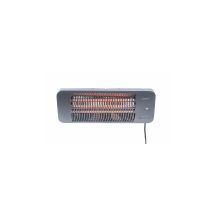 Sunred LUG-2000W Outdoor-Heizstrahler, schwarzer Quarz-Elektroheizstrahler