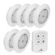 2. MACLEAN 6X Kabellose, batteriebetriebene LED-Lampe mit Fernbedienung MCE165