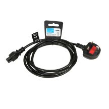 I-BOX Netzkabel für Notebooks (Clover) VDE 3x0,75 mm Kupferstecker (UK)