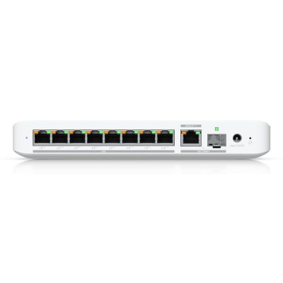 23. Switch Ubiquiti UniFi 9p PoE (PoE++: 8;) Managed Multigigabit/10G (USW-Flex-2.5G-8-PoE-EU)