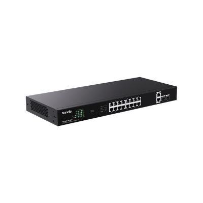 Tenda TEG1120P-16-150W Netzwerkkabel, unmanaged Gigabit Ethernet (10/100/1000), unterstützt PoE