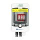 Hermetische IP65 EMITER DC-Anschlussverteileranlage mit Dehn 1000V Typ 2 DC-Überspannungsableiter, 1x PV-String, 1x MPPT