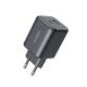Ugreen Nexode N Series X525 45W GaN Wandladegerät 1x USB-A 1x USB-C - Schwarz