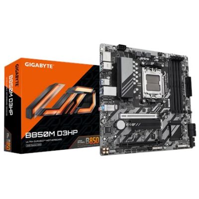 5. GIGABYTE B850M D3HP AMD B850 Motherboard Socket AM5 Micro ATX