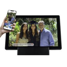 Denver PFF-1070B Digitaler Bilderrahmen, Schwarz, 25,6 cm (10,1") Touchscreen, WLAN