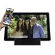 Denver PFF-1070B Digitaler Bilderrahmen, Schwarz, 25,6 cm (10,1") Touchscreen, WLAN