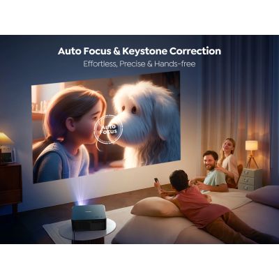 6. Yaber K2s LCD FullHD 1080p Multimedia-Projektor mit JBL-Lautsprechern - Schwarz