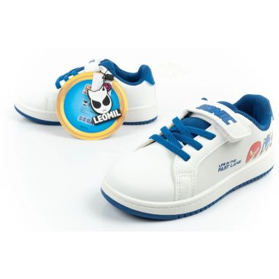 8. Leomil Kinder-Sportschuhe Sonic, leichte Sneaker mit Klettverschluss, weiß