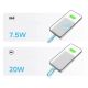 8. Cuktech CP132ML 10000 mAh Magnetische Powerbank – Weiß