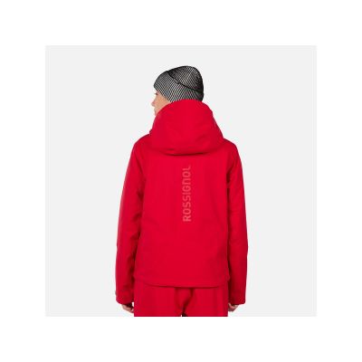 3. ROSSIGNOL W ROCHRUN ISOLIERTE JKT Damen-Skijacke rot