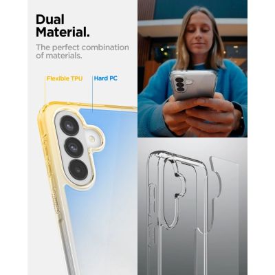 11. Spigen Ultra Hybrid Hülle für Samsung Galaxy A37 5G – Transparent