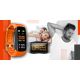 7. Smartwatch GIEWONT Schwarz Orange 2 Armbänder GW200-9