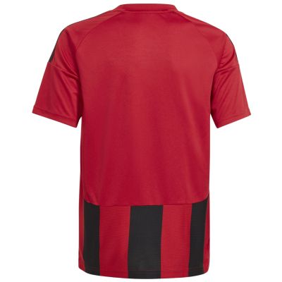 7. adidas Striped 24 Kinder T-Shirt Rot und Schwarz IW2131