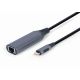 3. GEMBIRD USB-C-auf-LAN-RJ-45-Adapter 1GB mit Kabel
