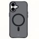 4. 3mk Smoke MagCase Hülle mit MagSafe für iPhone 16 – durchscheinend