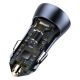 9. Baseus Golden Contactor Pro schnelles Autoladegerät USB Typ C / USB 40 W Power Delivery 3.0 Quick Charge 4+ SCP FCP AFC + USB Typ C Kabel - Lightning (TZCCJD-B0G)
