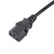 5. Akyga AK-PC-05A Kabel (Hybrid C/E/F (CEE 7/7) M - C13 M Standard; 5 m; schwarz)