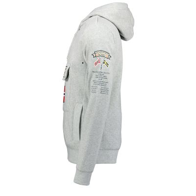4. Herren-Sweatshirt Geographical Norway GYMCLASS BGREY DB GTX MEN 054 (WW2844H/GN-BLENDED GREY)
