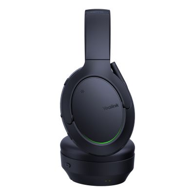 5. Yealink BH78 Kabelgebundenes & Kabelloses Headset mit Kopfbügel, Anruf-/Musikfunktion, USB Typ-C / USB Typ-A, Bluetooth-Ladestation, Schwarz
