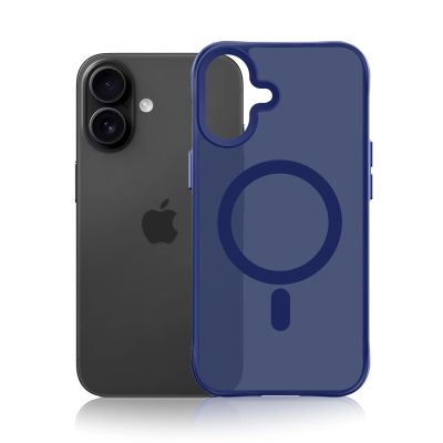 8. 3mk Smoke MagCase für iPhone 17 - Blau-Transparent