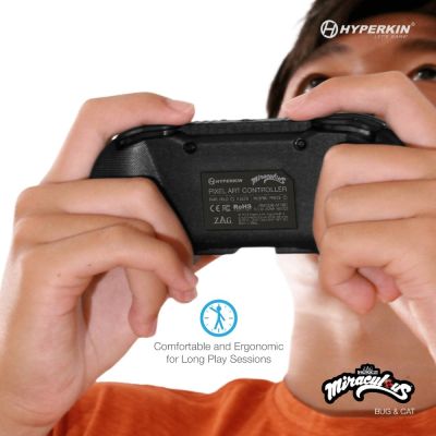 6. Hyperkin Pixel Art Grün, Rot Bluetooth-Gamepad für Nintendo Switch, Nintendo Switch Lite und Nintendo Switch OLED