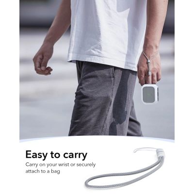6. ESR Orbit HaloLock MagSafe Hülle für AirPods Pro 3 – Weiß
