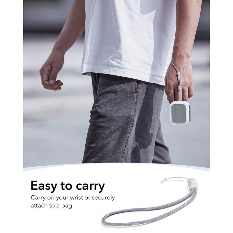 6. ESR Orbit HaloLock MagSafe Hülle für AirPods Pro 3 – Weiß