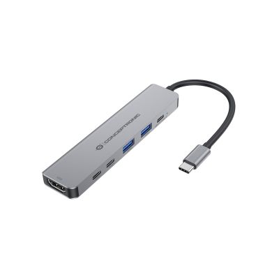 2. Conceptronic DONN33G Kabelgebundene Dockingstation USB 3.2 Gen 1 (3.1 Gen 1) Typ-C Silber