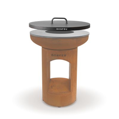 3. BONFEU-ABDECKUNG Ø80 FÜR GARTENFEUERSCHÜTTEL BONBOWL UND BONBIZA