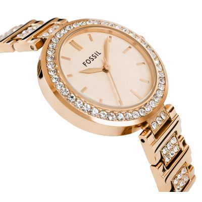 2. FOSSIL Karli BQ3181 Damenuhr + Box