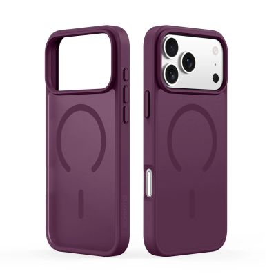 3. Dux Ducis Yind Hülle für iPhone 18 Pro / 17 Pro, MagSafe-kompatibel – Kirschrot