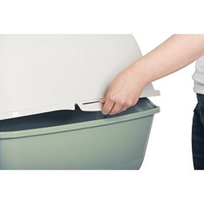 3. ROTHO Bailey Weiß und Grün - Katzentoilette