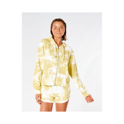 5. RIP CURL Classic Surf Sweatshirt mit durchgehendem Reißverschluss - Gold