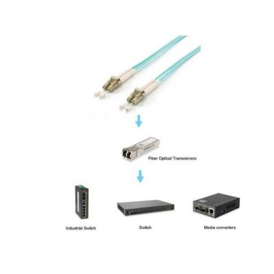 3. Equip 255422 InfiniBand/Glasfaserkabel 25m LC Farbe Aqua