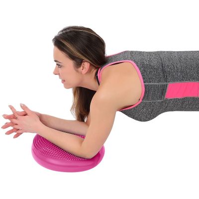 14. SENSORMOTOR DISC PILLOW WITH PUMP 33 CM PINK ENERO FIT