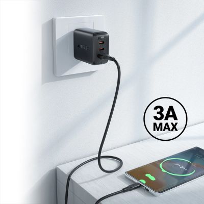 8. Acefast USB-Kabel - USB Typ C 1,2 m, 3 A weiß (C3-04 weiß)