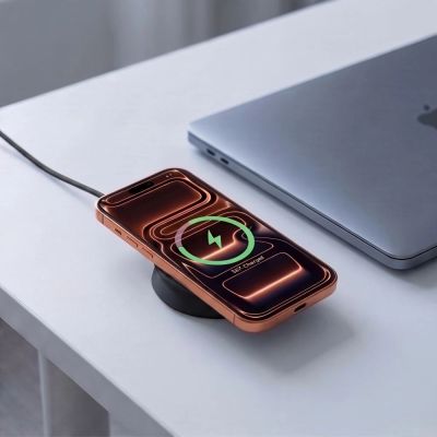 8. Tech-Protect A55 2-in-1 MagSafe 25W Qi2.2 Kabelloses Ladegerät + USB-C / USB-C Kabel 100cm - Schwarz