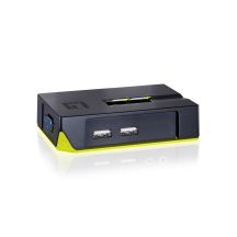LevelOne KVM-0222 KVM-Switch Schwarz, Grün
