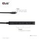 7. CLUB3D CSV-1553 USB-Type-C-Hubs und -Konzentratoren, Schwarz