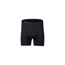 POC Recycle Boxer Radlerhose mit Polsterung – Uranschwarz, Größe: L