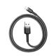 Baseus Cafule USB-A / Lightning 2.4A QC 3.0 Kabel 0,5 m - schwarz-grau