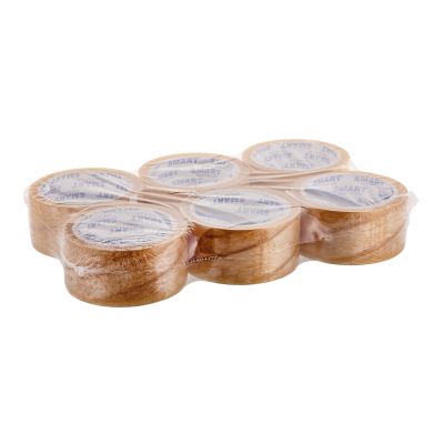 BSTech Lösungsmittelfreies, transparentes Klebeband 48 mm x 66 m, 6 Stück