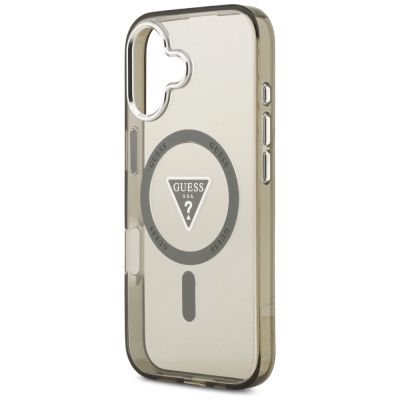 6. Guess IML Gradient Triangle Logo MagSafe Hülle für iPhone 17 - oliv
