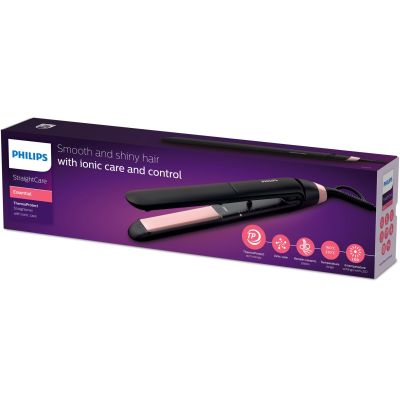 8. Philips StraightCare Essential BHS378/00 Haarglätter (50W; schwarz)