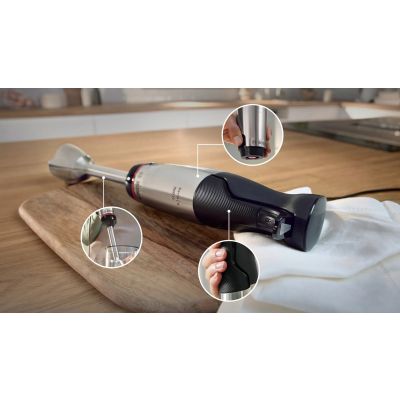 4. Bosch MSM6M621 Serie 6 ErgoMaster Stabmixer (1000W; Schwarz)