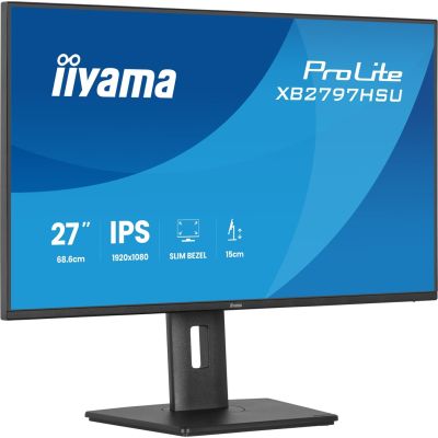6. iiyama ProLite XB2797HSU-B1 Computermonitor 68,6 cm (27") 1920 x 1080 px Full HD LED Schwarz