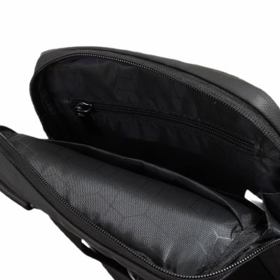 3. Aeronautica Militare Fly Camo Schwarze Herren-Schultertasche - AM-361