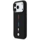 2. BMW M Silikon-MagSafe-Hülle mit dreifarbiger Linie für iPhone 17 Pro – Schwarz