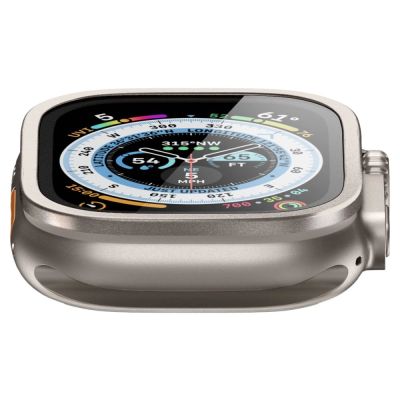5. Spigen Glas.tR Slim Pro gehärtetes Glas für Apple Watch Ultra (49 mm) – Beige